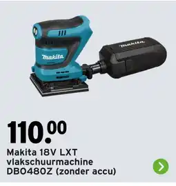 GAMMA Makita lxt vlakschuurmachine aanbieding