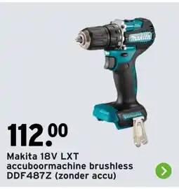 GAMMA Makita lxt accuboormachine brushless aanbieding