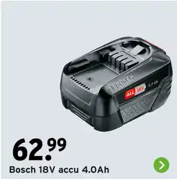 GAMMA Bosch accu aanbieding