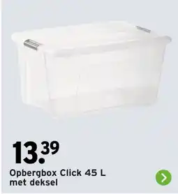 GAMMA Opbergbox click aanbieding