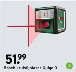 GAMMA Bosch kruislijnlaser quigo 3 aanbieding