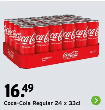 GAMMA Coca-cola regular aanbieding