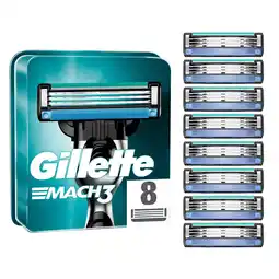 Wehkamp Gillette Mach3 Navulmesjes - 8 stuks aanbieding