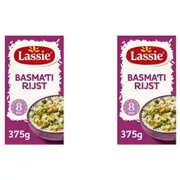 Albert Heijn Lassie Lassie Basmati rijst 2-pack aanbieding