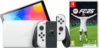 Coolblue Nintendo Switch OLED Wit + EA Sports FC 25 aanbieding