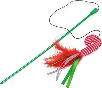 Intratuin Beeztees kattenhengel zuurstok 40 x 3 x 1 cm aanbieding