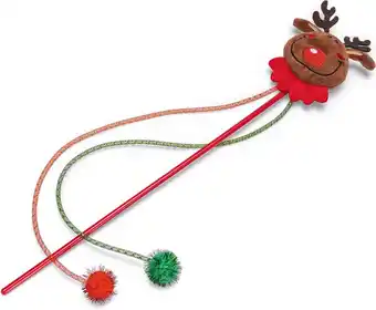 Intratuin Beeztees kattenhengel rendier 45 x 5 x 3 cm aanbieding