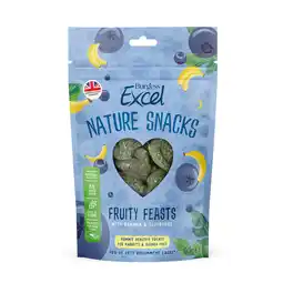 Zooplus Voordeelpakket: & 3x60g Burgess Excel Nature Snacks Fruity Feasts voor konijnen cavia's aanbieding