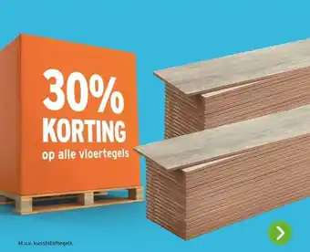 GAMMA 30% KORTING op alle vloertegels aanbieding