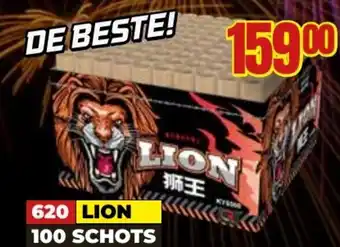 Vuurwerkhal.nl Lion aanbieding