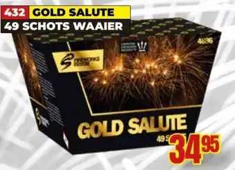 Vuurwerkhal.nl Gold salute aanbieding