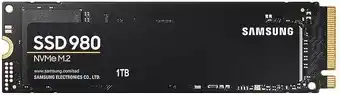 Amazon Samsung 980 1 TB PCIe 3.0 (up to 3.500 MB/s) NVMe M.2 Internal Solid State Drive (SSD) (MZ-V8V1T0BW) aanbieding