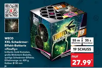 Kaufland DE Weco XXL schwärmer effekt batterie firefly aanbieding