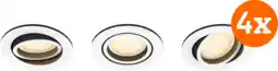 Coolblue Philips Hue Milliskin inbouwspot White Ambiance - rond - Wit - 12-pack aanbieding