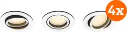 Coolblue Philips Hue Milliskin inbouwspot White Ambiance - rond - Wit - 12-pack aanbieding