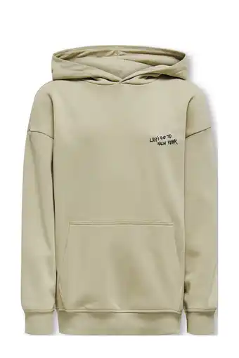 Wehkamp KIDS ONLY BOY hoodie KOBRAMON beige aanbieding