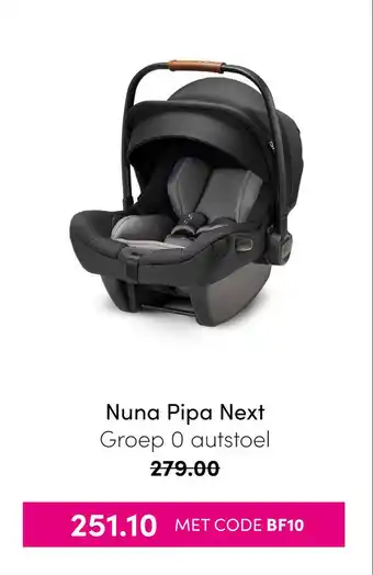 Baby & Tiener Nuna Pipa Next Groep 0 autstoel aanbieding