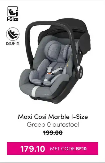 Baby & Tiener Maxi Cosi Marble l-Size Groep 0 autostoel aanbieding