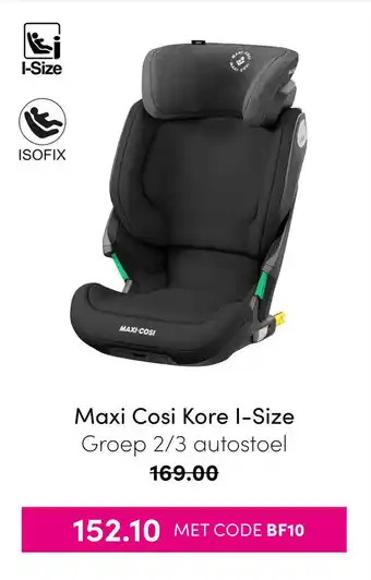 Baby & Tiener Maxi Cosi Kore l-Size Groep 2/3 autostoel aanbieding