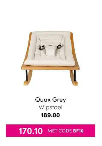 Baby & Tiener Quax Grey Wipstoel aanbieding