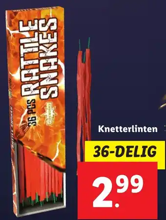 Lidl Knetterlinten aanbieding