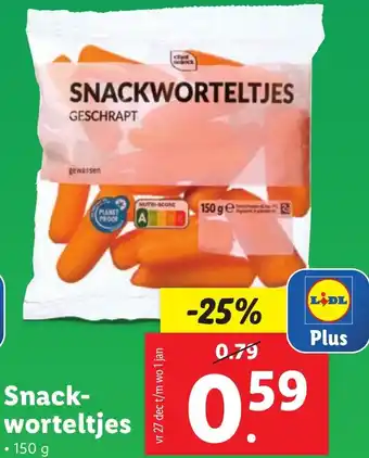 Lidl Snackworteltjes aanbieding