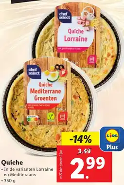 Lidl Quiche aanbieding