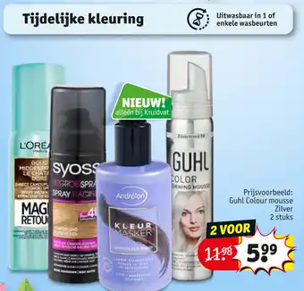 Kruidvat Tijdelijke kleuring aanbieding