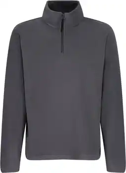 Amazon Regatta Heren Micro Zip Neck Fleece Jacket, Grijs (Seal Grey), X-Large (Fabrikant Maat: XL) aanbieding