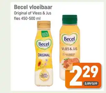 Dagwinkel Becel Vloeibaar Original Of Vlees & Jus aanbieding