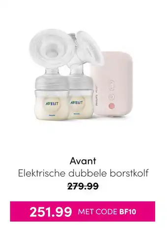 Baby & Tiener Avant Elektrische dubbele borstkolf aanbieding