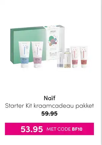 Baby & Tiener Naïf Starter Kit kraamcadeau pakket aanbieding