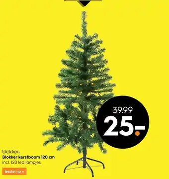 Blokker Blokker kerstboom 120 cm aanbieding