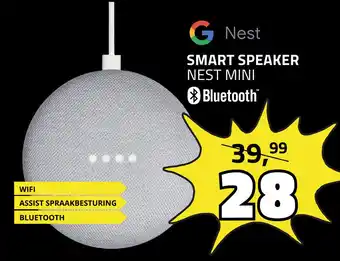 BoXXer Google Smart Speaker Nest Mini aanbieding