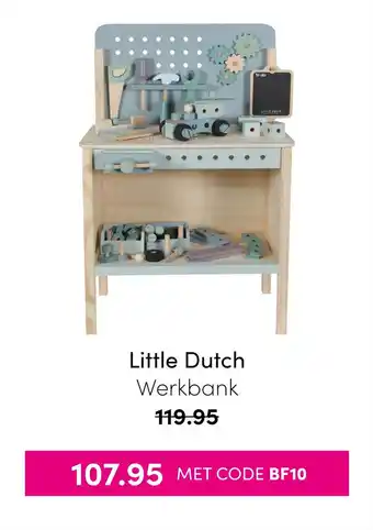 Baby & Tiener Little Dutch Werkbank aanbieding