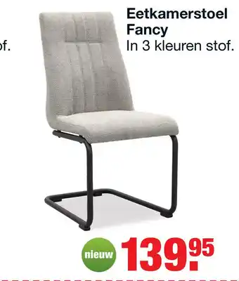 Budget Home Store Eetkamerstoel Fancy Lightgrey aanbieding