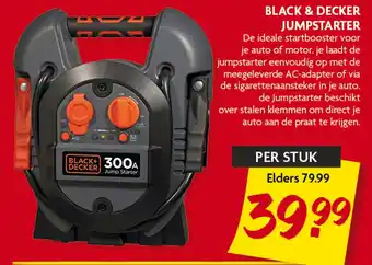 Dekamarkt BLACK & DECKER JUMPSTARTER aanbieding