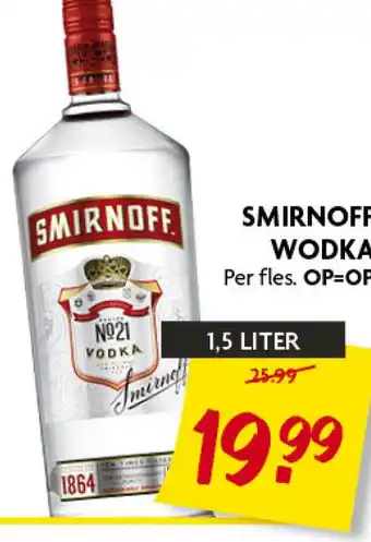 Dekamarkt SMIRNOFF WODKA aanbieding