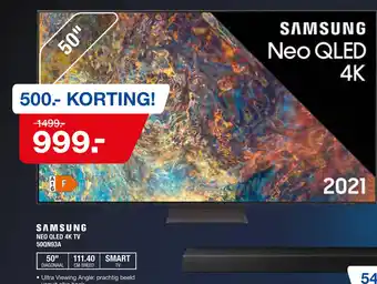 Electroworld Samsung Neo Qled 4K Tv 50Qn93A aanbieding