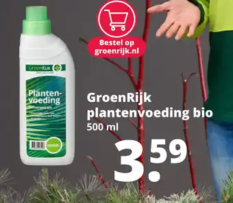 GroenRijk GroenRijk plantenvoeding bio aanbieding