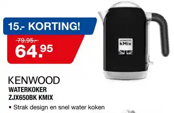 Electroworld Kenwood Waterkoker Zjx650Bk Kmix aanbieding