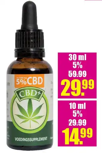 Gezond & Wel 5%CBD CBD aanbieding