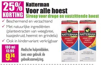 Gezond & Wel Natterman Voor alle hoest aanbieding