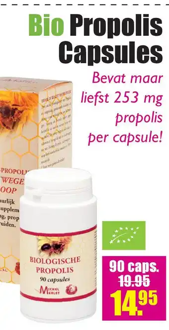 Gezond & Wel Bio Propolis Capsules aanbieding