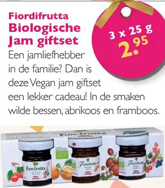 Gezond & Wel Fiordifrutta Biologische Jam giftset aanbieding