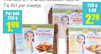 Gezond & Wel Boerjan Low Carb Eiwitbrood aanbieding