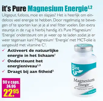 Gezond & Wel it's Pure Magnesium Energie12 aanbieding