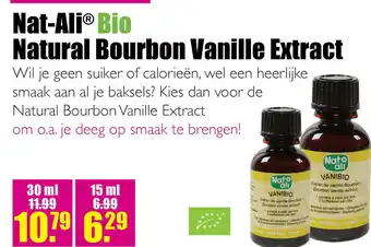 Gezond & Wel Nat-Ali® Bio Natural Bourbon Vanille Extract aanbieding