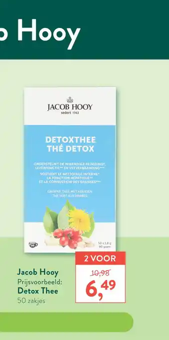 Holland & Barrett Jacob Hooy Detox Thee aanbieding