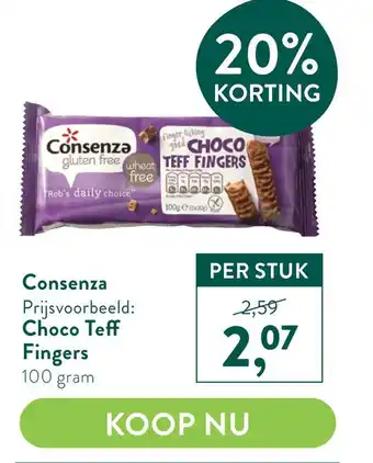 Holland & Barrett Consenza aanbieding